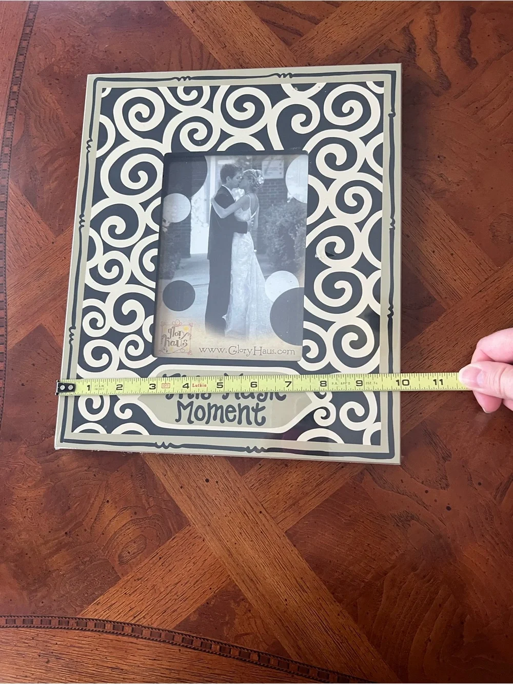 Glory Haus This Magic Moment 5x7 Wedding Photo Frame NIP